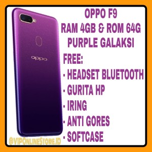 Oppo F9 4 64gb Resmi 1 Tahun Tokopedia