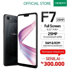 Oppo F7 Diamond Black Limited Tokopedia