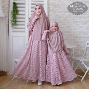 Baju Gamis Couple Ibu Dan Anak Tokopedia