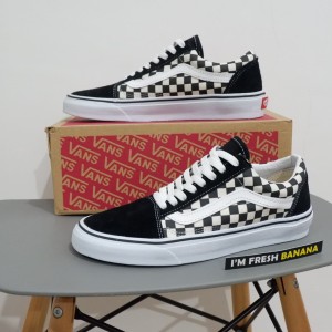 Sepatu Vans Old Skool Checkerboard Tokopedia