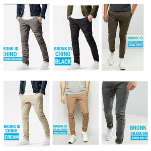 Celana Chino Premium Panjang Pria Tokopedia