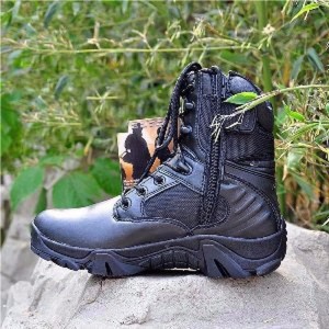 Sepatu Delta Tactical Outdoor 8 Inc Hitam Sepatu Gunung Hiking Army Tokopedia