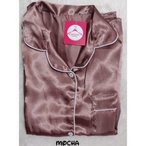 Cp Satin Pajamas Celana Panjang Baju Tidur Wanita Pajamas Piyama Setelan Satin Tokopedia