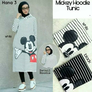 Baju Atasan Wanita Mickey Tunic Tokopedia