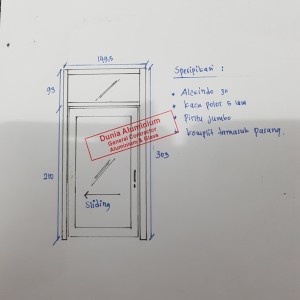Pintu Sliding Alexindo Harga Murah Tokopedia