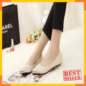 Sepatu Flat Wanita Brukat Tokopedia