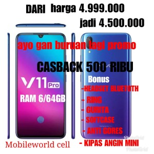 Vivo V11 Pro Ram 6 Garansi Resmi Tokopedia