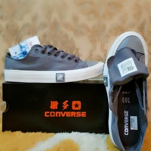 Sepatu Converse Undefeated Low Grey Premium Murah Tokopedia