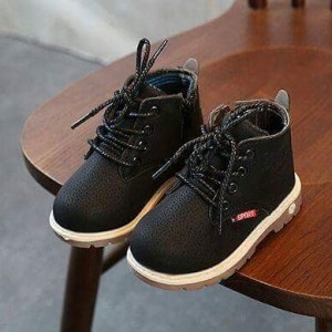 Sepatu Anak Import Hitam Cowok Cewek Tokopedia