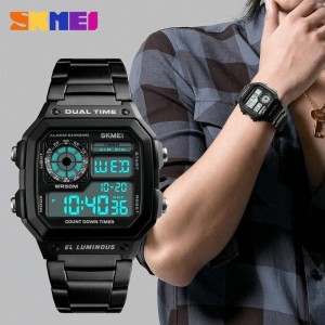Jam Tangan Pria Cowok Original Tetonis Chrono 1512 Tokopedia