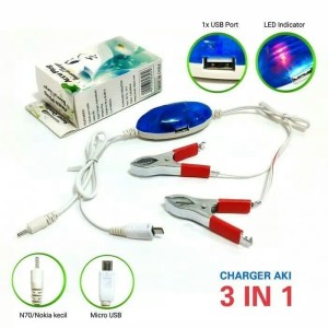 Charger Hp Aki Motor Tokopedia