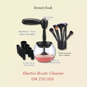 Electric Makeup Brush Cleaner Pembersih Kuas Kosmetik Elektrik Tokopedia
