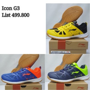 Sepatu Badminton Lining Icon G3 Tokopedia