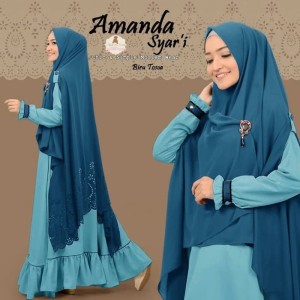 Gamis Syarii Baju Muslim Pesta Hijab Wanita Tokopedia