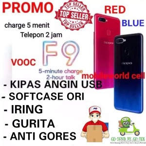 Oppo F9 Garansi Resmi Oppo Red N Blue Tokopedia
