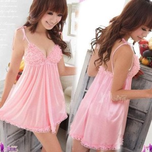 Baju Lingerie Pink Sexy Bagus Impor Tokopedia