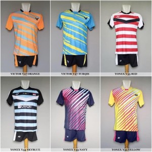 Baju Badminton New Lining Kaos Olahraga Bulutangkis Tokopedia