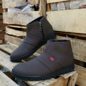 Sepatu Boots Pria Trendy Kickers Brodo Balck Grey Brown Tokopedia