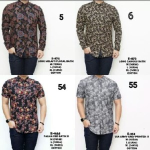 Baju Batik Keren Kemeja Tokopedia