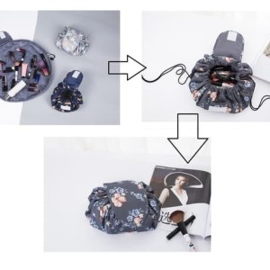 Tas Kosmetik Travel Lazy Makeup Pouch Cosmetic Bag Tokopedia