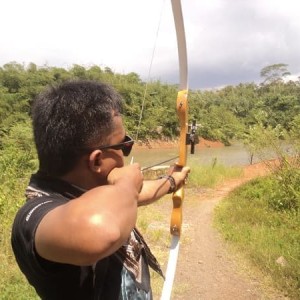 60 Wooden Recurve Bow Rucika Fiber Busur Panah Archery Tokopedia