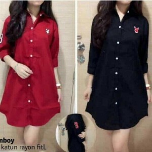 Kemeja Wanita Kemboy Katun Baju Atasan Wanita Baju Hem Kemeja Tokopedia