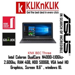 Asus E203mah Fd411t Star Grey Hco Tokopedia