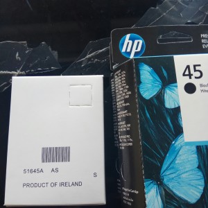 Hp 45 Black Tokopedia