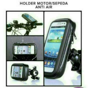 Holder Motor Sepeda Waterproof Max Hp 5 5 Inch Holder Waterproof Holder Anti Air Tokopedia