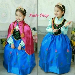 Dress Baju Anna Frozen Murah Tokopedia