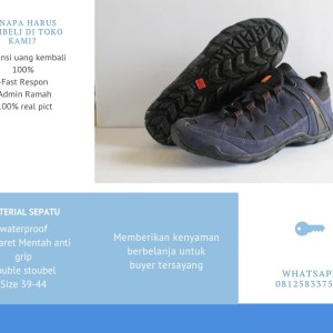 Sepatu Gunung Trekking Outdoor Pria Wanita Snta Karrimor 6 Tokopedia
