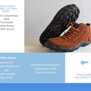 Sepatu Gunung Trekking Outdoor Pria Wanita Snta Karrimor 6 Tokopedia