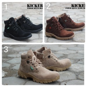 Sepatu Kickers Boots Safety Porsh Delta Tokopedia