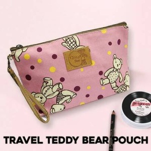Ydx008 Travel Teddybear Pouch Tas Kosmetik Tas Travel Tas Makeup Tokopedia