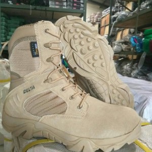 Sepatu Delta Tactical Outdoor 8 Inc Hitam Sepatu Gunung Hiking Army Tokopedia
