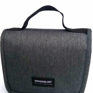 Wanderlust Toiletries Tas Mandi Tas Kosmetik Tas Makeup Travel Black Hitam Tokopedia