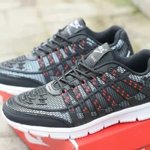 Sepatu Sport Nike Airmax Abu Abu Tokopedia
