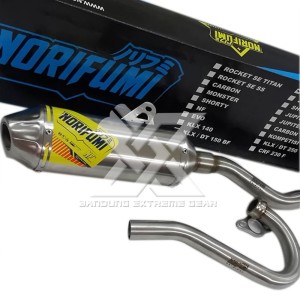 Knalpot Norifumi Nf Stainless Klx 150 Bf Dt Original Tokopedia