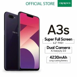 Oppo A3s Purple Ram 3gb Internal 32gb Tokopedia