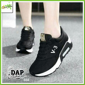 Sepatu Wanita V3 Merah Airmax Sepatu Cewek Olahraga Sport Jogging Lari Senam Tokopedia