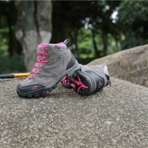 Sepatu Gunung Snta 609 Series Grey Blue Sepatu Wanita Outdoor Camping Tokopedia