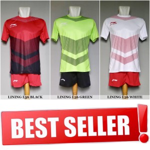 Setelan Badminton Jersey Bulutangkis Kaos Badminton Lining Tokopedia