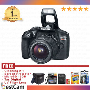 Canon Eos T6 Rebel Kit Atau 1300d Tokopedia