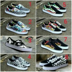 Sepatu Vans Motif Mario Tokopedia