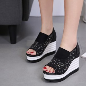 Sepatu Wedges Wanita 3 Tokopedia