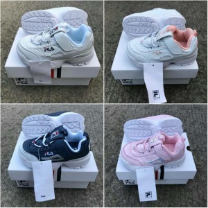 Sepatu Fila Distruptor Kids Anak Sneakers Kets Casual Perempuan Tokopedia