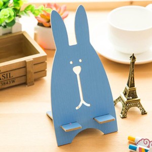 Terbaru Wooden Smartphone Holder Blue Tokopedia