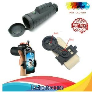 Paket Hunting Teropong Binocular Monocular Bushnell 16x52 Plus Smartphone Holder Tokopedia