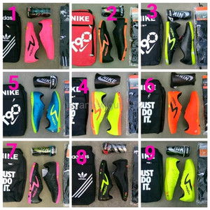 Sepatu Futsal Bonus Kaoskaki Tas Dan Skin Tokopedia
