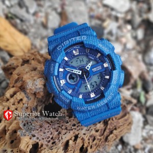 Jam Tangan Pria Sport Digitec 2044 Energia Rubber Original Water Proof Teruji Tahan Air Tokopedia
